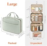 Lifewit Large Travel Toiletry Bag Hanging Organizer Mint Green view 2