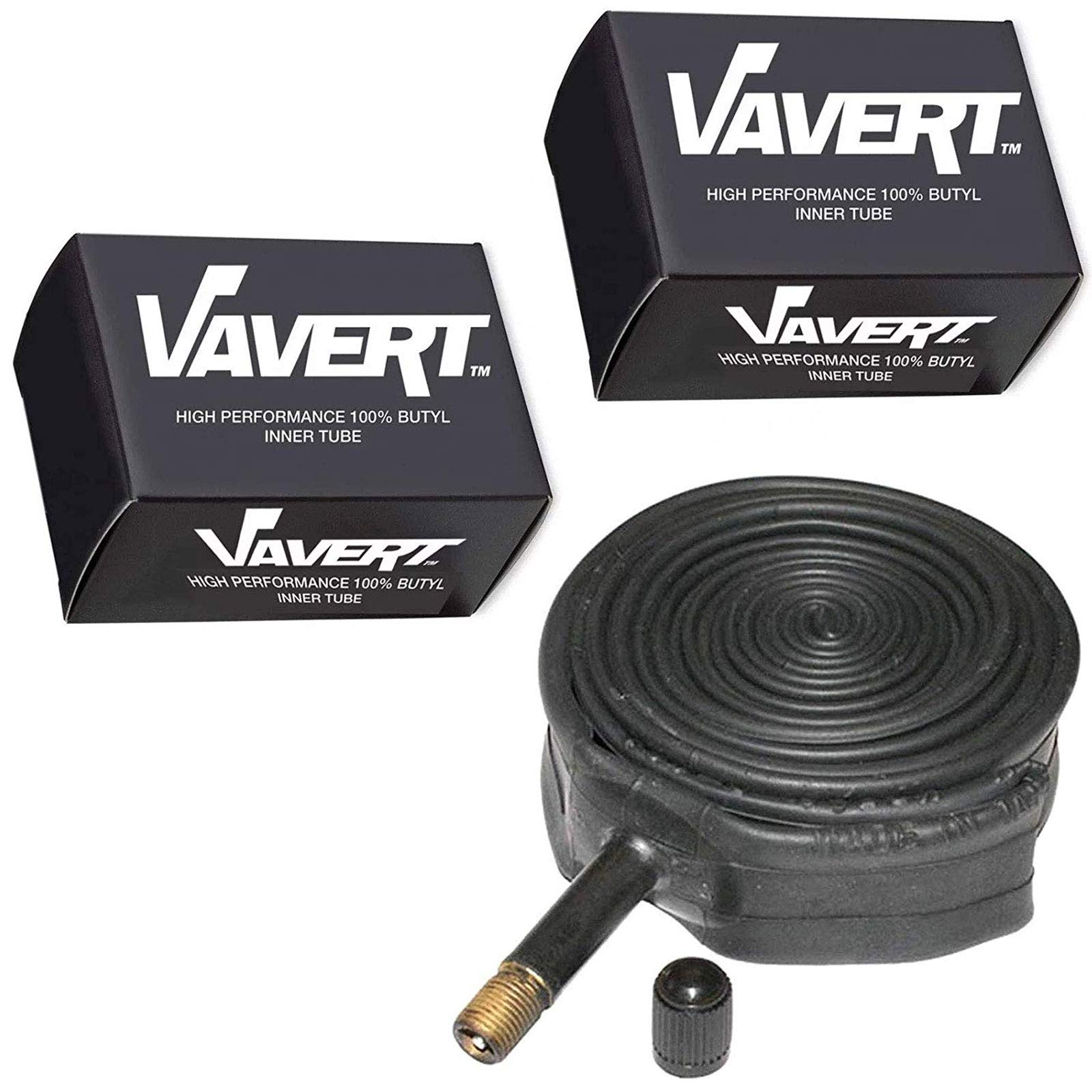 Vavert 27.5" x 1.95 Schrader Valve Inner Tubes - Pair (ETRTO 50-584)