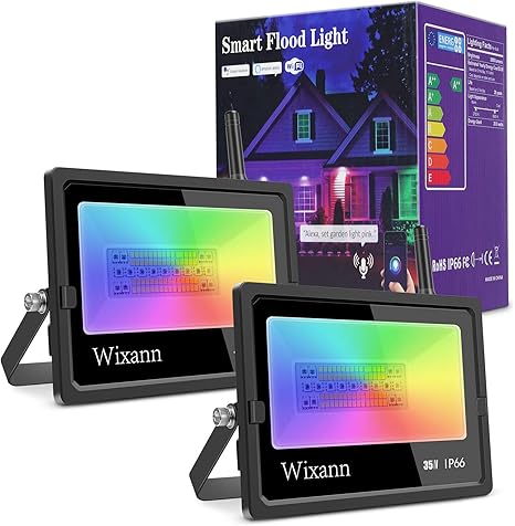 alexa compatible flood lights