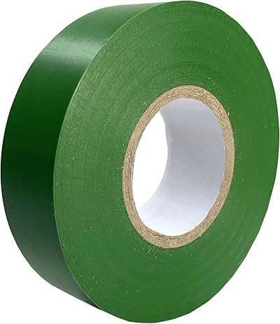 Keephot Electrical Insulation Tape PVC Green 15mm x 20m Waterproof UV Resistant