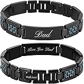 Wills Judd Mens Dad Bracelet Fathers Day Gift From Daughter Son In Gift Box Unique Idea For Dad