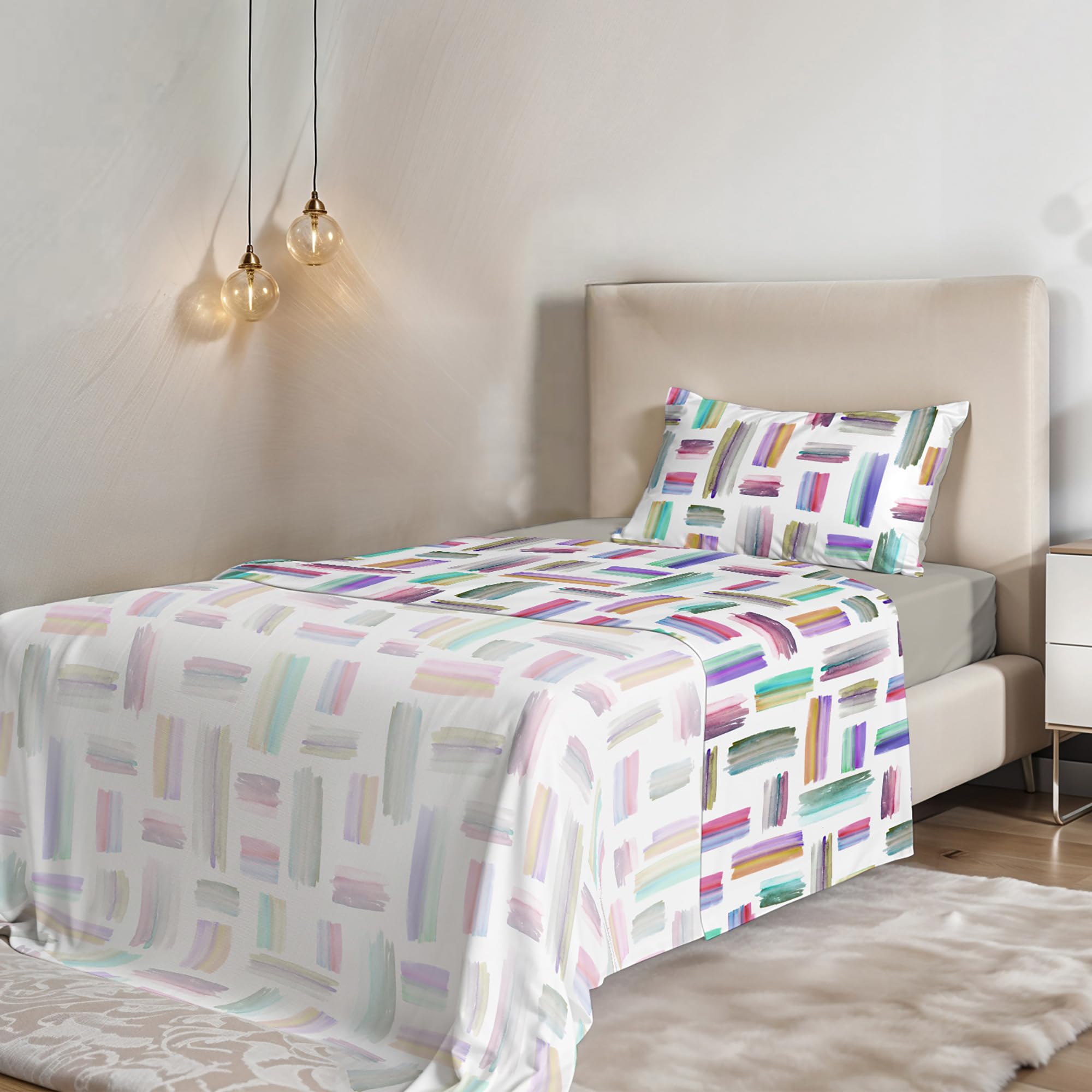Fantasy bed sheet set in printed microfiber โ image 1