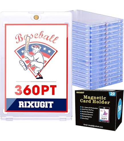 X TRADING CARDS HOLDER 1999・Xトレーディングカード Amazon.com: 20-Pack Magnetic Card Holders - 360pt Thick Card One