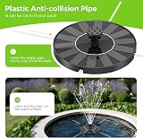 Senders Solar Fountain Pump 1W Panel Kit for Pond Garden 6 Nozzles view 6