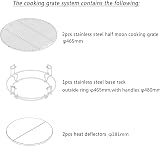 Onlyfire GCG-8552 Cooking System 2 Grates 1 Rack 2 Heat Deflectors view 4