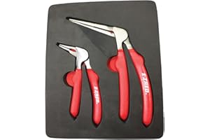EZRED KWP2 Kiwi Bent Head Needle-Nose Pliers, Set of 2
