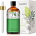 Tea Tree 3.38fl.oz Essential Oil, PHATOIL Pure Aromatherapy Oils for Diffuser, Humidifier, Perfect for DIY Soap, Candle, Bath Bombs Making(100ml)