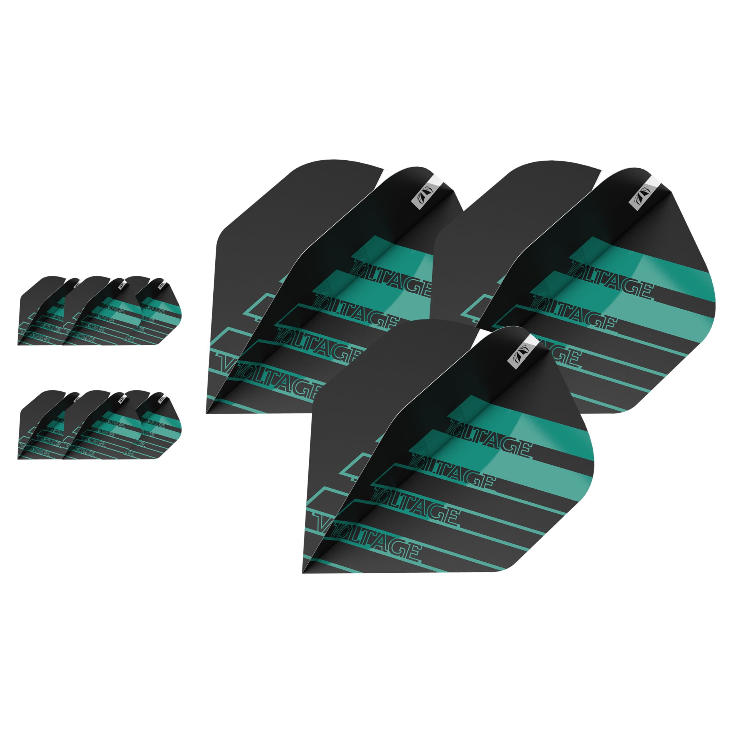 Target Rob Cross No.2 Black Pro Ultra Dart Flights - 3 Set Pack (9 in total)