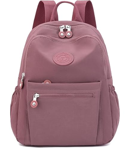 MCHIVER Dark Purple Backpack Purse for Women Fashion Backpack Mini Daypack Lady Rucksacks 10.23 * 5.11 * 12.59 In : Clothing, Shoes & Jewelry
