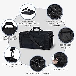 Fmeida 65L Duffle Bag with Shoes