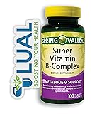 Super Vitamin B-Complex Tablets. Includes Luall