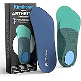 Kimihome Plantar Fasciitis Insoles Heel Pain Relief Orthotics 3/4 Length Arthritis Support Inserts Relieve Arthritis Pain,General Heel Aggravation for Work Boots Women's 6-10, 1 Pair
