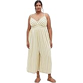 City Chic Women's Plus Size Jumpsuit - Lara Stripe