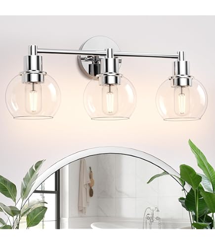 Z-Lite 444-3V-CH 3 Light Vanity, Chrome - Amazon.com