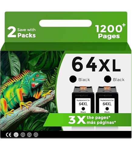 64XL Black & Color Ink Cartridge Combo For HP Envy 7155 7855 6255 – 3-Year Warranty - View #4