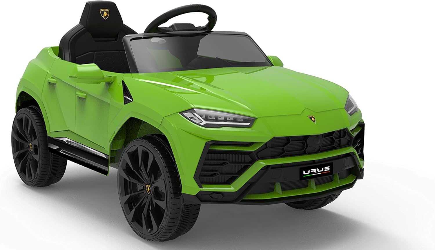 green lamborghini ride on car