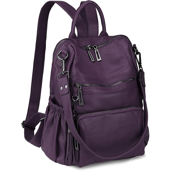 Amazon.com: YOUNXSL Fashion Shoulder Bag Rucksack PU Leather 