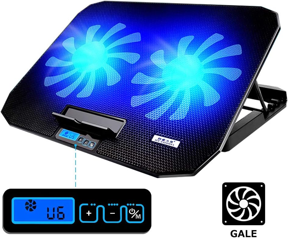 Laptop Cooling Pad, 12"17" Quiet Laptop Cooler Cooling Amazon.co.uk