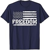 Freedom Top USA American Flag Top Freedom T-Shirt