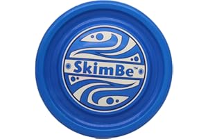 SkimBe Disc Snow and Winter Toy - Skips, Skims, Slides, and Jumps! Ideal for Snow, Gardens, Ice, and Pools - Enjoy Thrilling Moments for Kids, Adults, and Families! (Blue)