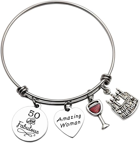 jewelry for woman's 50th birthday