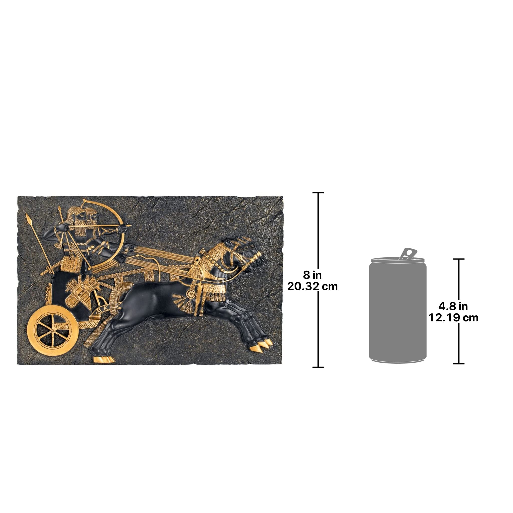 Mua Design Toscano Assyrian War-Chariot Wall Sculpture, 13 Inch, Black ...