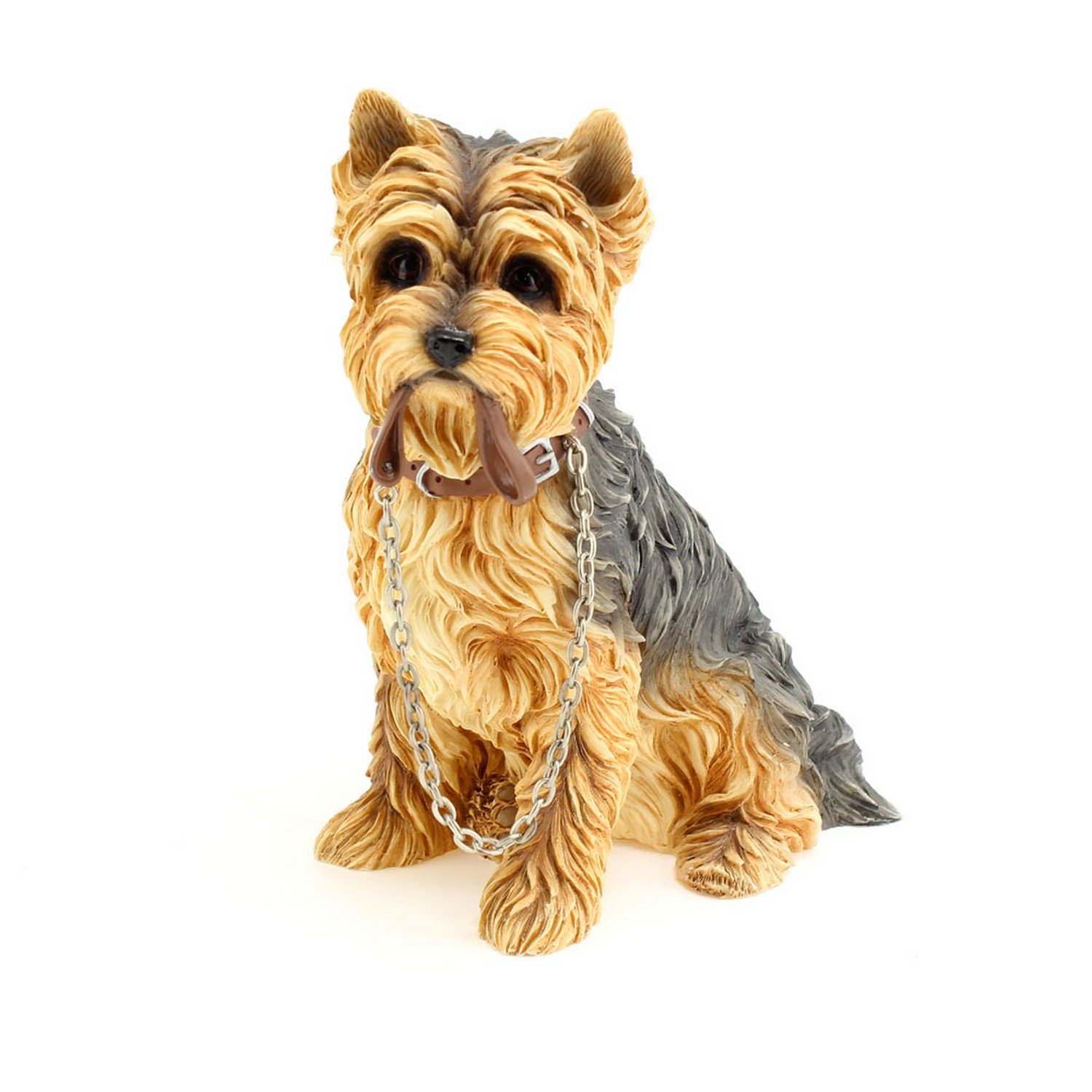 Lesser & Pavey Sitting Walkies Yorkshire Terrier, Black/Tan, h17cm