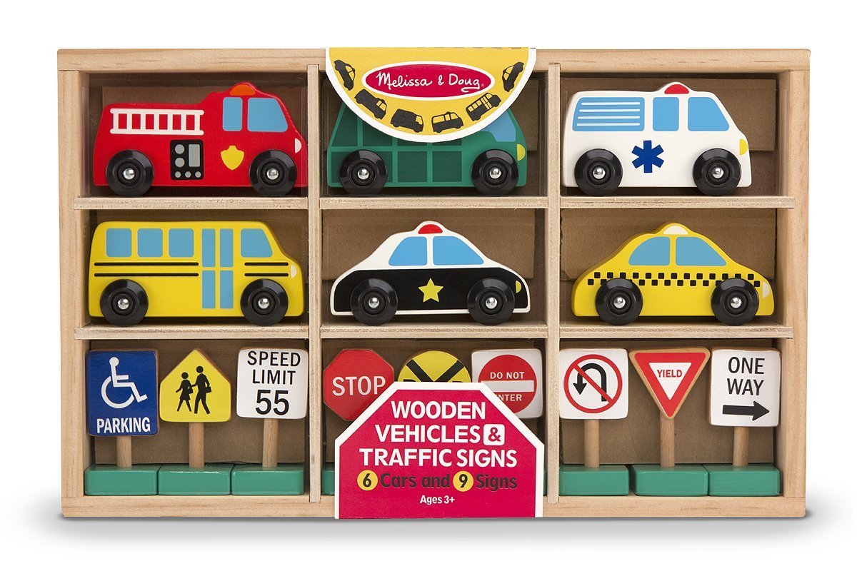 melissa and doug cars and signs