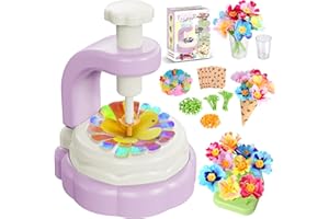 Hetbls Fabric Flower Bouquets Toys, Arts and Crafts Kits for Kids Age 3-12, Educational Gifts for 3 4 5 6 7 8 9 10 11 12 Year Old Toddler Girls, Great for B-Day Birthdays Activities Holidays Parties