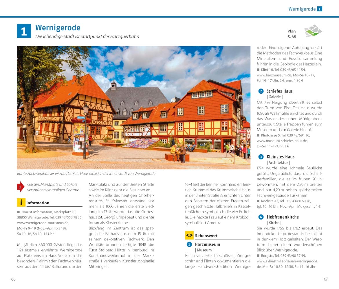 Adac Reisefuhrer Plus Harz Das Adac Reise Set Mit Maxi Faltkarte