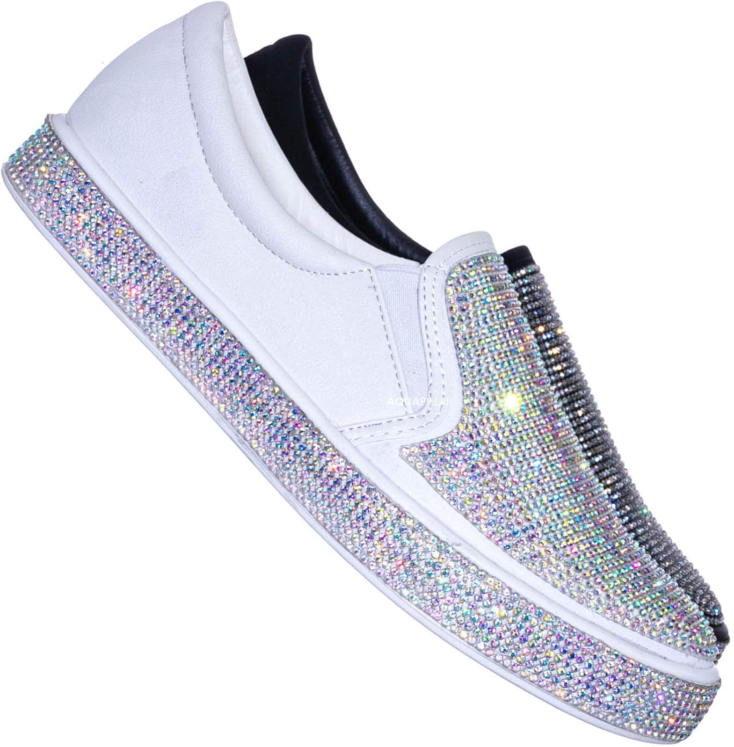 crystal platform sneakers