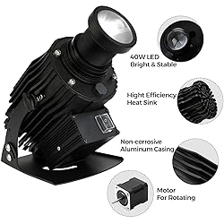 HILITING 40W LED GOBO Projector - 4800 Lumens