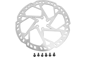 203mm Bike Disc Brake Rotor, Stainless Steel Scooter Disc Brake, 2.3mm Thick, 6-Bolt Mounting, Compatible with Electric Bikes