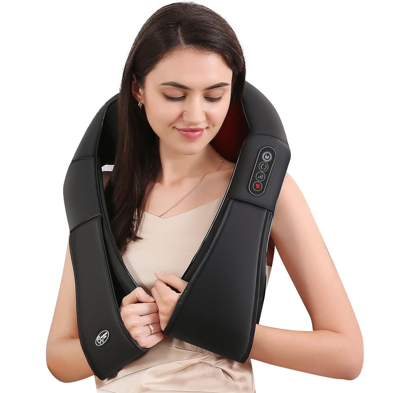 Photo 1 of Careboda Shiatsu Neck and Back Massager with Soothing Heat, Electric Shoulder Massage 8 Nodes Deep Tissue 3D Kneading Massages for Pain Relief, Best Christmas Gifts for Man, Woman, Friends, Parents