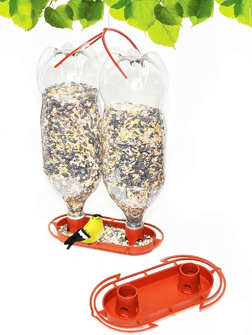 Amazon Com Gadjit Soda Bottle Jumbo Wild Bird Feeder Kits Terra