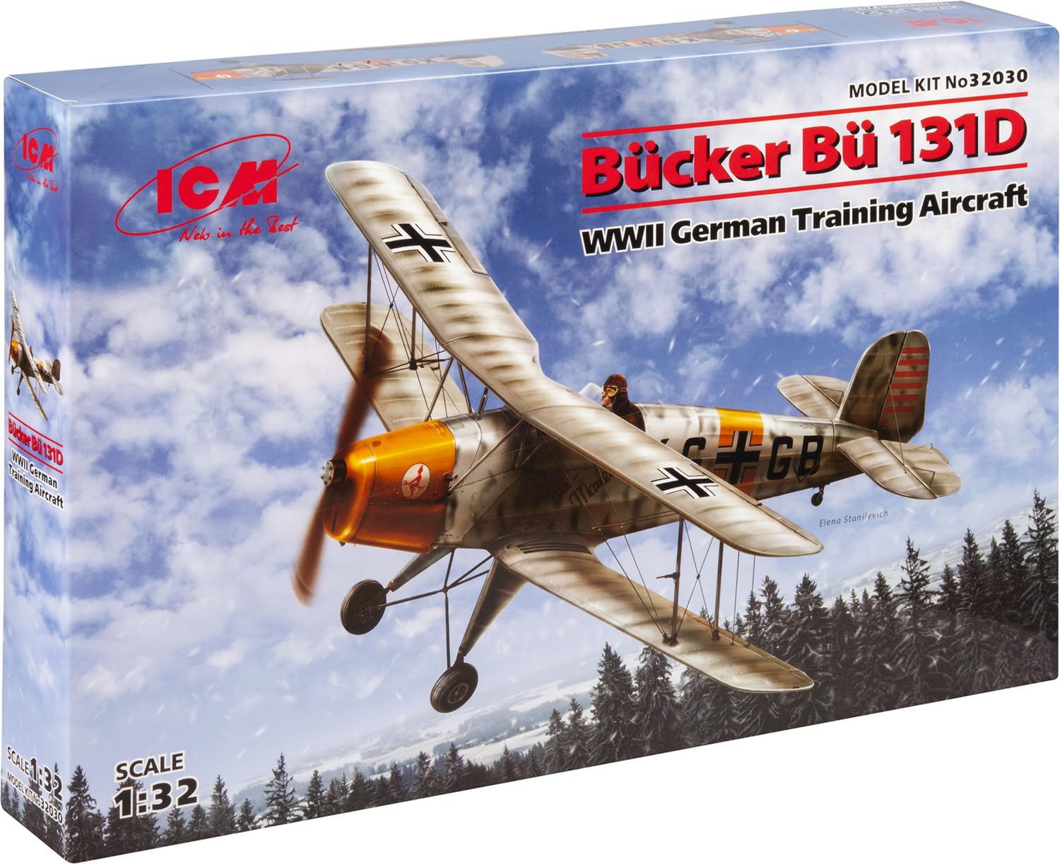 ICM 1:32 - Bucker Bu 131D, WWII German Training Aircraft