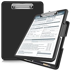 ANZNKU Clipboard with Storage 13.3x9.6 inches, High