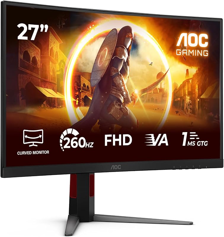C27G4Z2 Gaming Monitor 27 Pulgadas 260Hz Panel Fast VA, 1ms GtG, HDR10, Adaptive Sync, Altura Ajustable, (1920x1080 HDMI 2X 2.0 DP 1x 1.4) Negro — foto 1 de 6