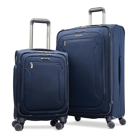 Samsonite Explore Eco 2 Piece Softside Suitcase Set BLUE ...
