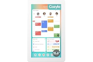 Cozyla Mate Digital Calendar+ 2: 15.6 Inch Wall Touch Screen Chore Chart Customize Dashboard Smart Electronic Calendar for Fa