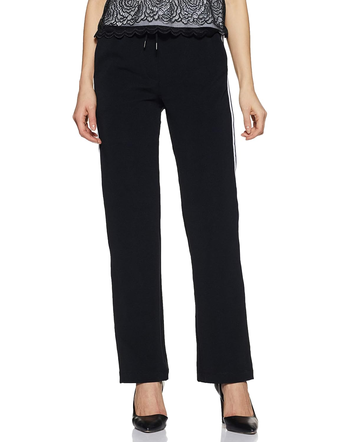 Buy Marks & Spencer Women's Track Pants (6993_Black Mix_4XL (20)) at