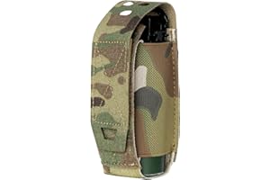 TOPTACPRO Molle Flashlight Holder Magazine Pouch Tactical Pouches Multiuse Portable Tool Pouches Flashbang Pouch for Duty Belt Backpack 500D Nylon