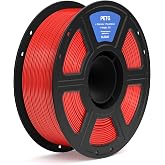 ELEGOO PETG 3D Printer Filament 1.75mm Red 1KG | Dimensional Accuracy is held to +/- 0.02mm, and This Single 1kg Spool (2.2lbs) is Designed to fit for Most FDM 3D Printers.