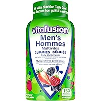 Vitafusion Men's MultiVite Gummies - Daily Multivitamin, Healthy Metabolism, Immune Support, Connective Tissue Formation, 75-
