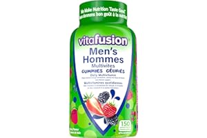 Vitafusion Men's MultiVite Gummies - Daily Multivitamin, Healthy Metabolism, Immune Support, Connective Tissue Formation, 75-