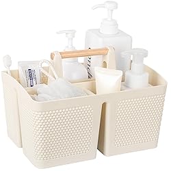 rejomiik Portable Shower Caddy Basket Plastic