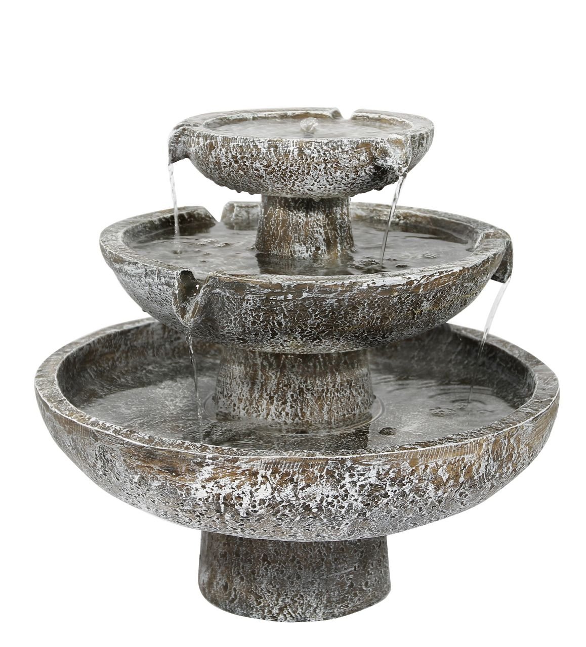 Ambiente Solar Cascade 3Tier Fountain Water Feature Amazon.co.uk