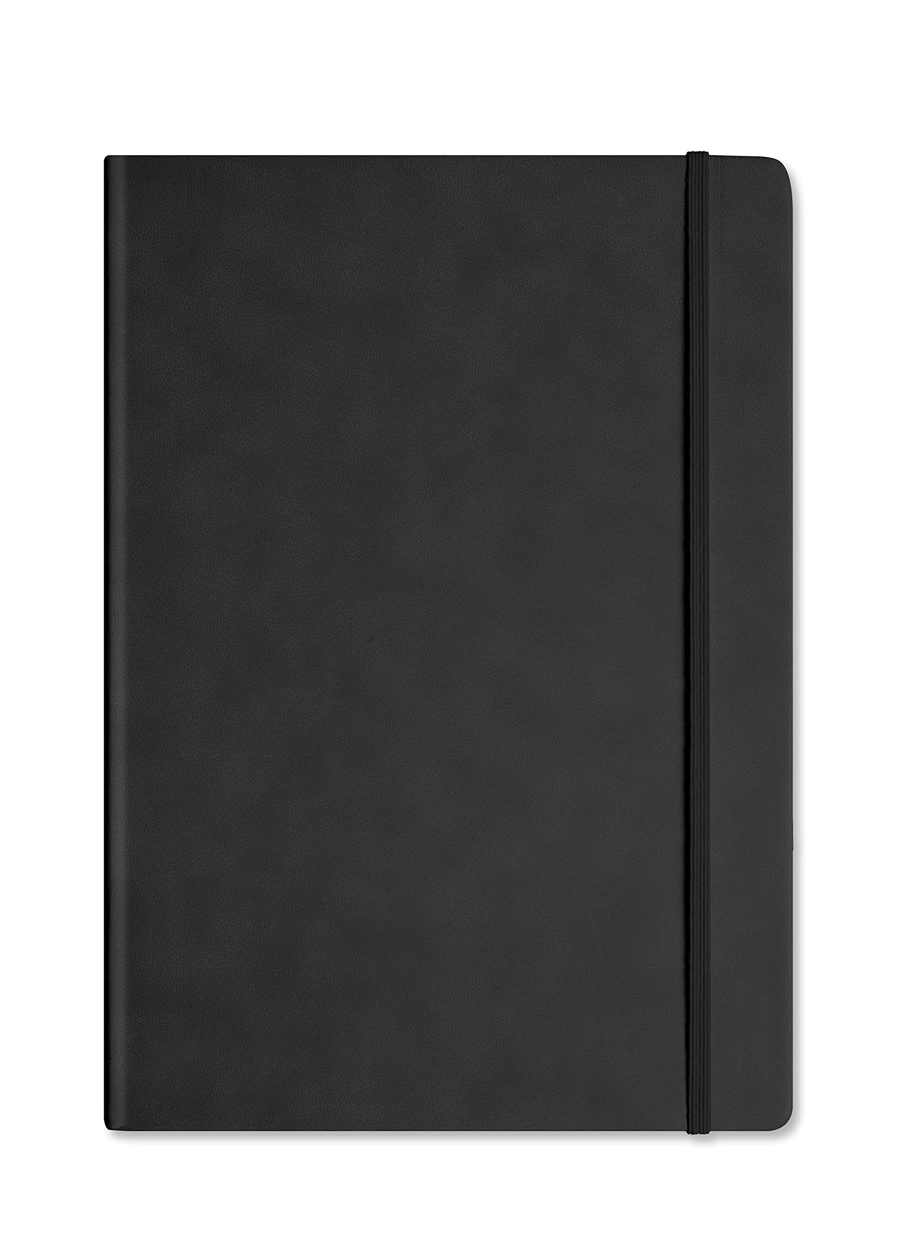 Silvine A4 Executive Hardback Notebook / Journal Black. 160 Dotted Pages of 90gsm Premium Ivory Paper — image 1