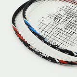 Senston Graphite Shaft Badminton Set Isometric Head Racket Red Blue 2 Pieces view 3
