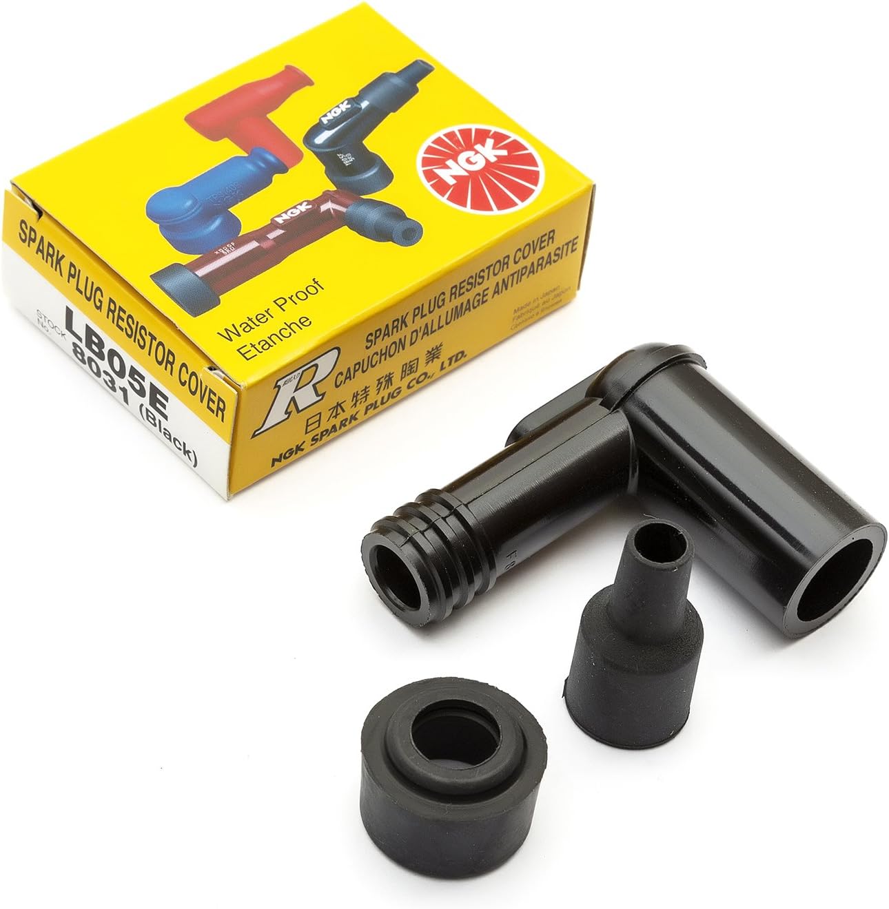 NGK Resistor Spark Plug Cap Black Pitbike Dirtbike Motorcycle Scooter